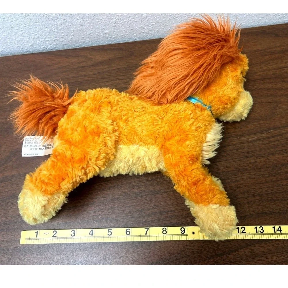 Lady and the Tramp 13' Inch Plush Dog Disneyland Walt Disney World‎ EUC Vintage